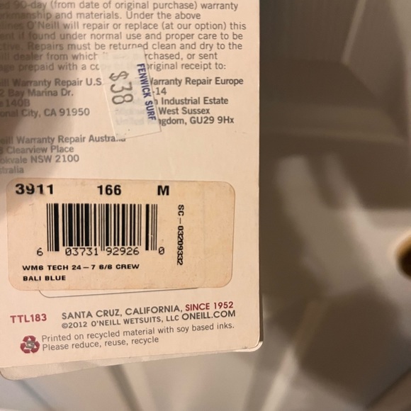 Women’s O’Neill Rash Guard - Picture 5 of 5